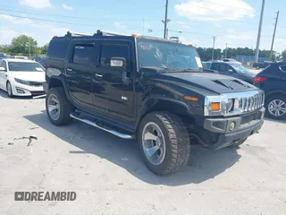 2005 Hummer H2 SUV with VIN 5GRGN23U05H128370, listed as a IAAI auction lot 41919539 with 278,023 mi miles. Bid and sale history available at carsss.com. Image 1.