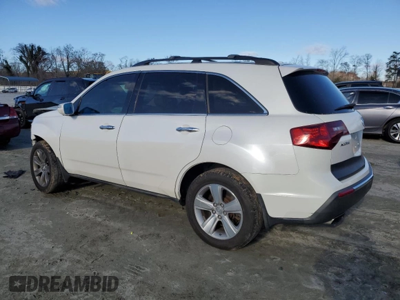 2010 Acura MDX Advance with VIN 2HNYD2H54AH533561, listed as a Copart auction lot 48083505 with 211,764 mi miles and Salvage Title. Bid and sale history available at DreamBid. Image 2.