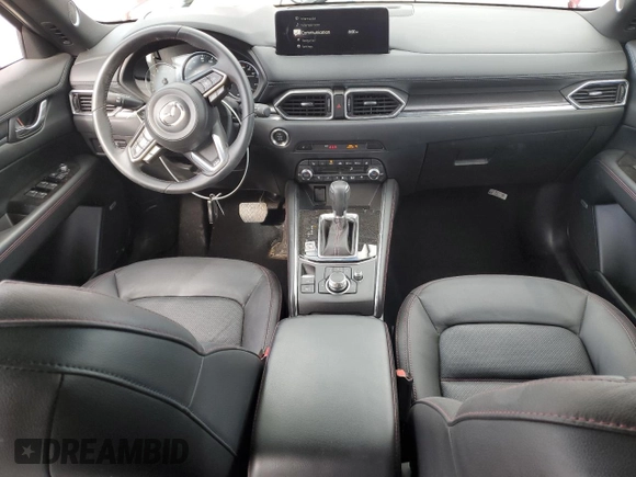2022 Mazda CX-5 2.5 Turbo with VIN JM3KFBAY4N0547987, listed as a Copart auction lot 52541315 with 9,652 mi miles and Salvage Title. Bid and sale history available at carsss.com. Image 8.