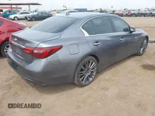2019 Infiniti Q50 RED SPORT 400 with VIN JN1FV7AP0KM760153, listed as a IAAI auction lot 41895981 with 62,070 mi miles. Bid and sale history available at carsss.com. Image 4.