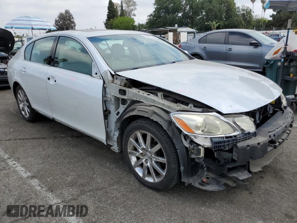 2006 Lexus GS 300 z VIN JTHBH96SX65013976, wystawiony jako Copart lot #54421355 z przebiegiem 208 723 mil mil oraz Szkoda całkowita • Salvage title. Historia ofert i sprzedaży dostępna na DreamBid. Obrazek 4.