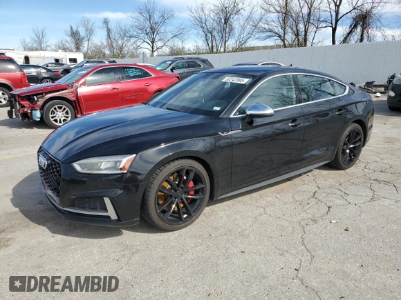 2018 Audi S5 Sportback Prestige z VIN WAUC4CF53JA062183, wystawiony jako Copart lot #50242895 z przebiegiem 101 244 mil mil oraz Czysty tytuł • Clean title. Historia ofert i sprzedaży dostępna na DreamBid. Obrazek 1.