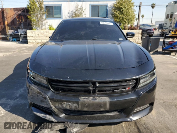 2019 Dodge Charger SXT with VIN 2C3CDXJG8KH757818, listed as a Copart auction lot 49518475 with 98,129 mi miles and Salvage Title. Bid and sale history available at DreamBid. Image 5.