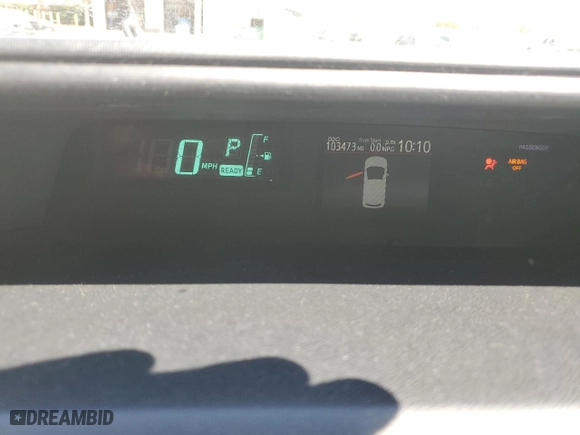 2013 Toyota Prius c One with VIN JTDKDTB37D1036239, listed as a Copart auction lot 49892865 with 103,473 mi miles and Salvage Title. Bid and sale history available at carsss.com. Image 9.
