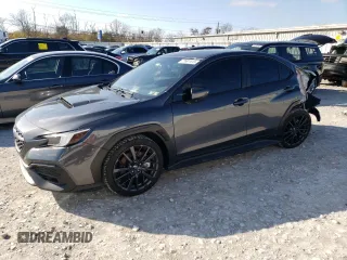 2023 Subaru WRX Limited with VIN JF1VBAL68P9808310, listed as a Copart auction lot 77691413 with 4,033 mi miles and Salvage title. Bid and sale history available at DreamBid. Image 1.