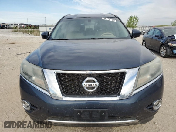 2015 Nissan Pathfinder S z VIN 5N1AR2MM1FC658447, wystawiony jako Copart lot #48972195 z przebiegiem 108 805 mil mil oraz Czysty tytuł • Clean title. Historia ofert i sprzedaży dostępna na DreamBid. Obrazek 5.