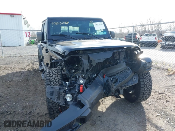 2022 Jeep Gladiator Texas Trail with VIN 1C6HJTAG1NL152167, listed as a IAAI auction lot 40815298 with 1,111 mi miles. Bid and sale history available at carsss.com. Image 6.