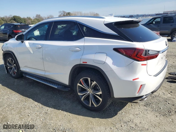 2017 Lexus RX with VIN JTJBZMCA2H2025828, listed as a Copart auction lot 46118025 with 136,842 mi miles and Salvage Title. Bid and sale history available at carsss.com. Image 2.