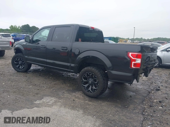 2019 Ford F-150 XL with VIN 1FTEW1C43KFC10164, listed as a IAAI auction lot 42342646 with 93,377 mi miles and . Bid and sale history available at DreamBid. Image 3.