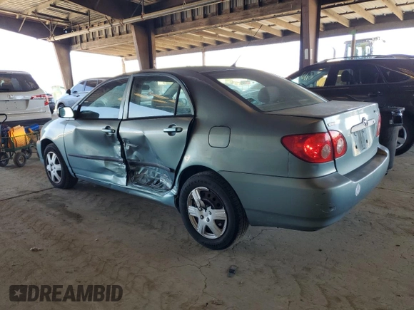 2006 Toyota Corolla CE with VIN 1NXBR32E66Z640879, listed as a Copart auction lot 60329235 with 129,294 mi miles and Salvage title. Bid and sale history available at DreamBid. Image 2.