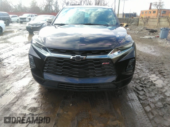 2021 Chevrolet Blazer RS with VIN 3GNKBERS9MS564305, listed as a IAAI auction lot 41662908 with 30,065 mi miles and . Bid and sale history available at DreamBid. Image 12.