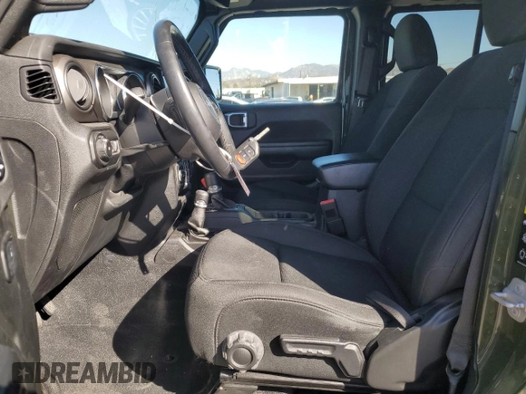 2021 Jeep Wrangler Unlimited Freedom z VIN 1C4HJXDG7MW576977, wystawiony jako Copart lot #80878384 z przebiegiem 19 793 mil mil oraz Szkoda całkowita • Salvage title. Historia ofert i sprzedaży dostępna na DreamBid. Obrazek 7.