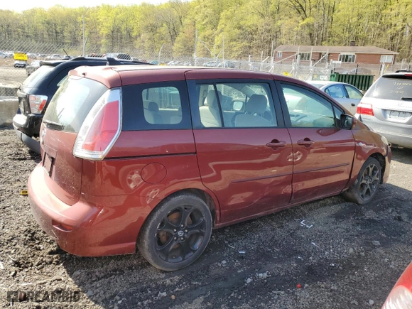 2009 Mazda Mazda5 Sport with VIN JM1CR293390353440, listed as a Copart auction lot 53646045 with 179,453 mi miles and Salvage Title. Bid and sale history available at carsss.com. Image 3.