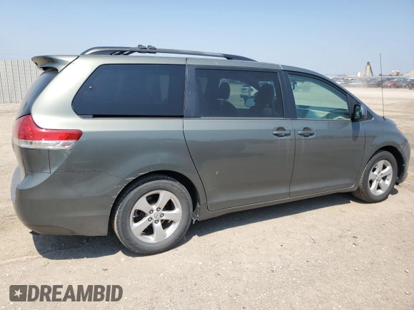 2013 Toyota Sienna LE AAS with VIN 5TDKK3DC5DS284804, listed as a Copart auction lot 60161435 with 126,399 mi miles and Salvage title. Bid and sale history available at DreamBid. Image 3.