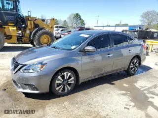 2019 Nissan Sentra S with VIN 3N1AB7AP4KY209675, listed as a Copart auction lot 49221925 with 159,216 mi miles and Salvage Title. Bid and sale history available at carsss.com. Image 1.