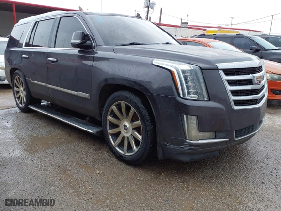 2015 Cadillac Escalade Premium with VIN 1GYS3NKJ5FR540221, listed as a IAAI auction lot 41289989 with 100,191 mi miles. Bid and sale history available at carsss.com. Image 1.