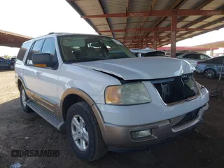 2003 Ford Expedition Eddie Bauer with VIN 1FMPU17L53LC44847, listed as a IAAI auction lot 42255280 with 275,188 mi miles and . Bid and sale history available at DreamBid. Image 1.