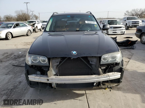 2010 BMW X3 xDrive30i with VIN WBXPC9C41AWJ38091, listed as a Copart auction lot 48429105 with 119,476 mi miles and Salvage Title. Bid and sale history available at carsss.com. Image 5.