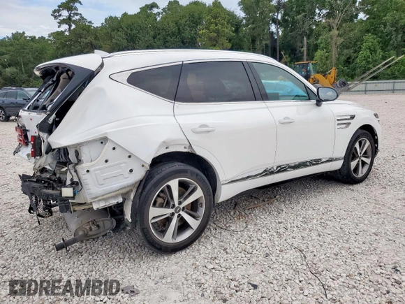 2021 Genesis GV80 with VIN KMUHBDSB2MU038652, listed as a Copart auction lot 61668755 with Not provided miles and Salvage title. Bid and sale history available at DreamBid. Image 3.