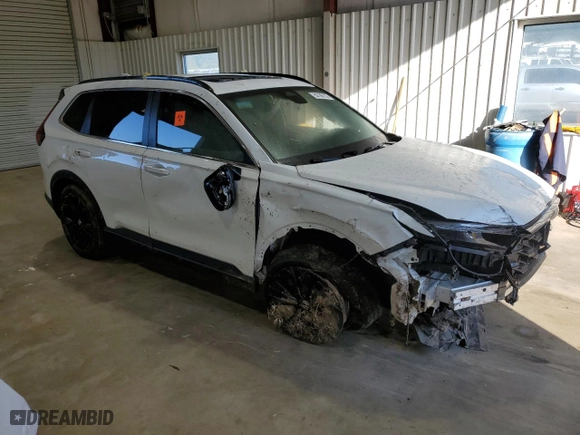 2024 Honda CR-V Hybrid Sport Touring with VIN 7FARS6H90RE069457, listed as a Copart auction lot 50106135 with 21,558 mi miles and Salvage Title. Bid and sale history available at carsss.com. Image 4.
