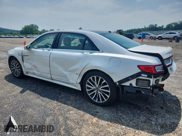 2017 Lincoln Continental Select with VIN 1LN6L9TP8H5603254, listed as a Copart auction lot 63589435 with 138,707 mi miles and Non repairable. Bid and sale history available at DreamBid. Image 2.