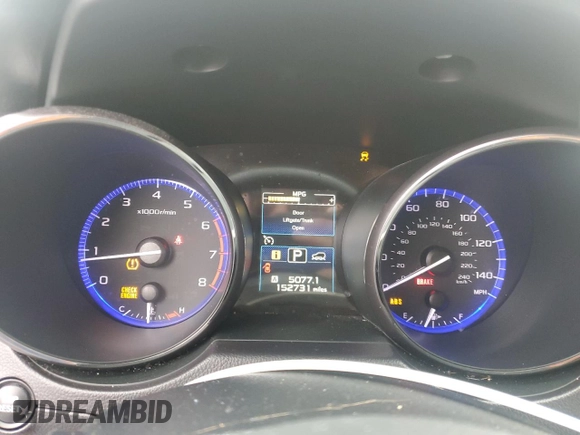 2015 Subaru Outback Limited with VIN 4S4BSBJC6F3220334, listed as a Copart auction lot 52167045 with 152,731 mi miles and Salvage Title. Bid and sale history available at DreamBid. Image 9.