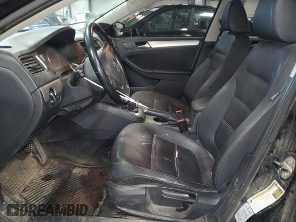 2012 Volkswagen Jetta Sedan SEL w/Sunroof with VIN 3VWLX7AJ4CM327525, listed as a Copart auction lot 83566654 with 180,612 mi miles and Salvage Title. Bid and sale history available at carsss.com. Image 7.