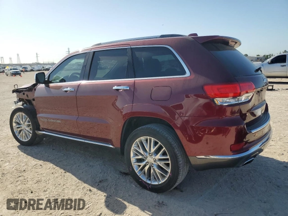 2018 Jeep Grand Cherokee Summit with VIN 1C4RJEJG2JC205073, listed as a Copart auction lot 52684975 with 29,655 mi miles and Salvage title. Bid and sale history available at DreamBid. Image 2.