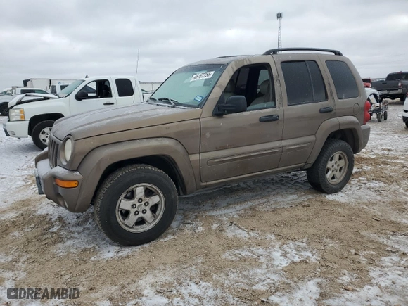 2002 Jeep Liberty Limited with VIN 1J4GL58K12W215289, listed as a Copart auction lot 45157755 with 195,092 mi miles and Salvage Title. Bid and sale history available at carsss.com. Image 1.
