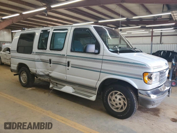 1993 Ford Econoline Cargo with VIN 1FDEE14Y5PHA07711, listed as a Copart auction lot 62064705 with 150,336 mi miles and Salvage title. Bid and sale history available at DreamBid. Image 4.