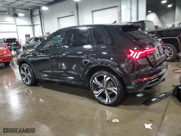 2023 Audi Q3 S line Premium Plus with VIN WA1EECF33P1042249, listed as a Copart auction lot 78276314 with 17,529 mi miles and Salvage Title. Bid and sale history available at carsss.com. Image 2.