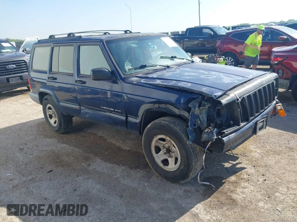2001 Jeep Cherokee Sport with VIN 1J4FT48S01L522281, listed as a IAAI auction lot 41999570 with 261,698 mi miles and . Bid and sale history available at DreamBid. Image 1.