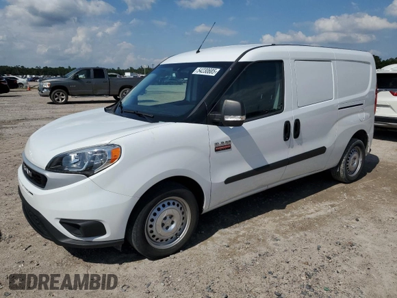 2022 Ram ProMaster City Cargo Tradesman with VIN ZFBHRFAB4N6W88040, listed as a Copart auction lot 54230685 with 58,248 mi miles and Non Repairable. Bid and sale history available at DreamBid. Image 1.