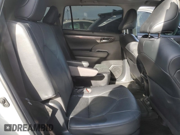 2023 Toyota Highlander Hybrid Limited with VIN 5TDXBRCH2PS133610, listed as a Copart auction lot 45696215 with 56,166 mi miles and Salvage title. Bid and sale history available at DreamBid. Image 11.