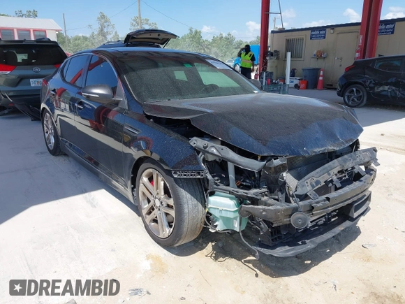 2013 Kia Optima SX z VIN 5XXGR4A69DG141426, wystawiony jako IAAI lot #41946366 z przebiegiem 75 937 mil mil oraz . Historia ofert i sprzedaży dostępna na DreamBid. Obrazek 1.