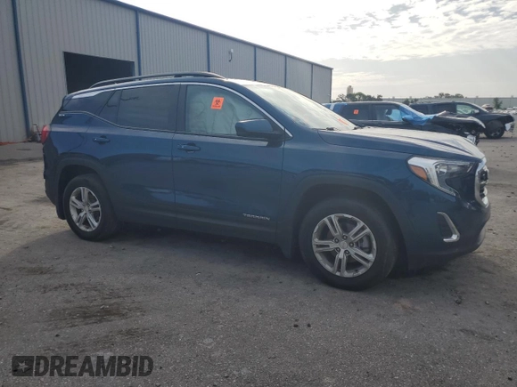 2021 GMC Terrain SLE z VIN 3GKALTEV5ML386834, wystawiony jako Copart lot #62915845 z przebiegiem 81 497 mil mil oraz Szkoda całkowita • Salvage title. Historia ofert i sprzedaży dostępna na DreamBid. Obrazek 4.