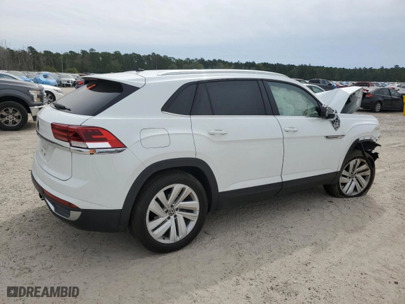 2023 Volkswagen Atlas Cross Sport 3.6L V6 SE w/Technology with VIN 1V2WE2CAXPC210463, listed as a Copart auction lot 75255124 with 30,204 mi miles and Salvage Title. Bid and sale history available at carsss.com. Image 3.