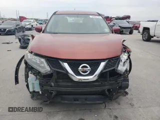 2016 Nissan Rogue S with VIN JN8AT2MT0GW003830, listed as a Copart auction lot 50903195 with 124,360 mi miles and Salvage Title. Bid and sale history available at carsss.com. Image 5.