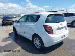 2016 Chevrolet Sonic LS with VIN 1G1JA6SH8G4109258, listed as a IAAI auction lot 41828834 with 95,222 mi miles and . Bid and sale history available at DreamBid. Image 3.