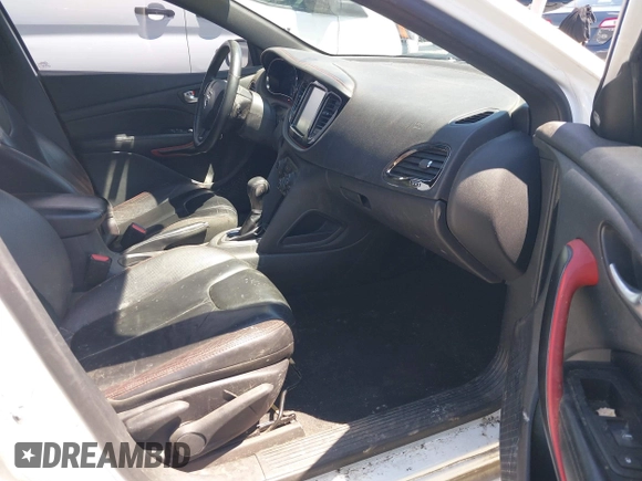 2015 Dodge Dart GT with VIN 1C3CDFEB9FD150533, listed as a IAAI auction lot 39710049 with 102,449 mi miles. Bid and sale history available at carsss.com. Image 5.