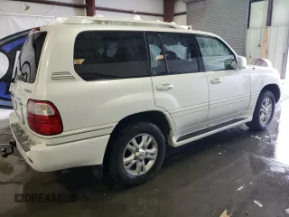 2004 Lexus LX 470 z VIN JTJHT00WX43539807, wystawiony jako Copart lot #87842755 z przebiegiem 335 478 mil mil oraz Czysty tytuł • Clean title. Historia ofert i sprzedaży dostępna na DreamBid. Obrazek 3.