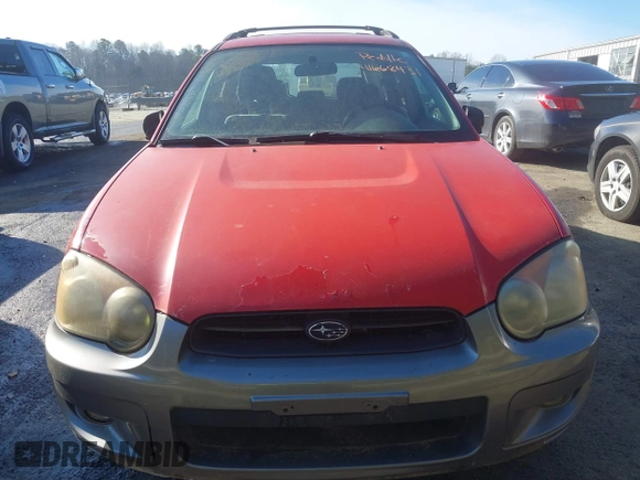 2004 Subaru Impreza Outback Special Sports с VIN JF1GG68554G804617, выставлен на аукционе IAAI как лот 41668431 с пробегом 143 745 миль миль и . История ставок и продаж доступна на DreamBid. Изображение 6.