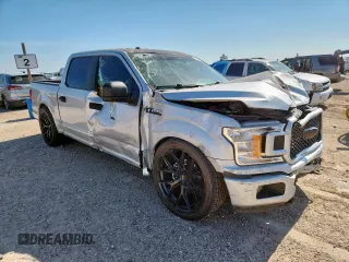 2019 Ford F-150 XL with VIN 1FTEW1E56KKF32438, listed as a Copart auction lot 60466315 with 20,444 mi miles and Salvage title. Bid and sale history available at DreamBid. Image 4.