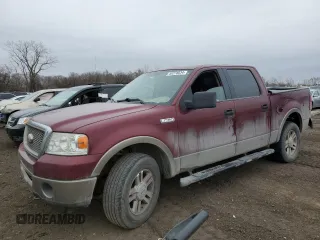 2006 Ford F-150 XLT with VIN 1FTPW14556KA80272, listed as a Copart auction lot 55353345 with 193,007 mi miles and Non repairable. Bid and sale history available at DreamBid. Image 1.
