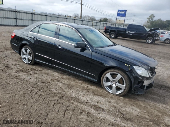 2011 Mercedes-Benz E-Class E 350 Luxury with VIN WDDHF5GB8BA283000, listed as a Copart auction lot 45769615 with 163,167 mi miles and Salvage Title. Bid and sale history available at carsss.com. Image 4.