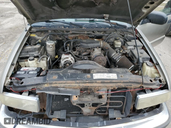 1998 Chevrolet Blazer LS z VIN 1GNDT13W6W2283281, wystawiony jako Copart lot #56874835 z przebiegiem 277 237 mil mil oraz Szkoda całkowita • Salvage title. Historia ofert i sprzedaży dostępna na DreamBid. Obrazek 12.