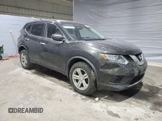 2016 Nissan Rogue S with VIN JN8AT2MV0GW151235, listed as a Copart auction lot 47196795 with 142,144 mi miles and Salvage Title. Bid and sale history available at carsss.com. Image 4.
