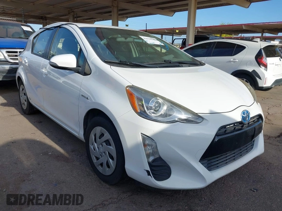 2016 Toyota Prius One with VIN JTDKDTB3XG1125307, listed as a IAAI auction lot 42030180 with 101,004 mi miles and . Bid and sale history available at DreamBid. Image 1.