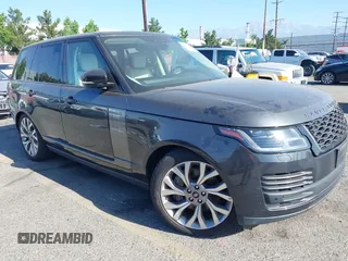2018 Land Rover Range Rover Autobiography z VIN SALGV2RE1JA513465, wystawiony jako IAAI lot #42352110 z przebiegiem 56 168 mil mil oraz . Historia ofert i sprzedaży dostępna na DreamBid. Obrazek 1.