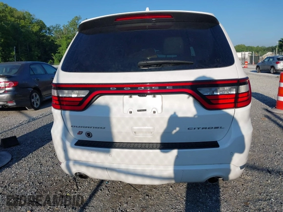 2021 Dodge Durango Citadel with VIN 1C4RDJEG7MC853118, listed as a IAAI auction lot 42622475 with 49,386 mi miles and . Bid and sale history available at DreamBid. Image 16.